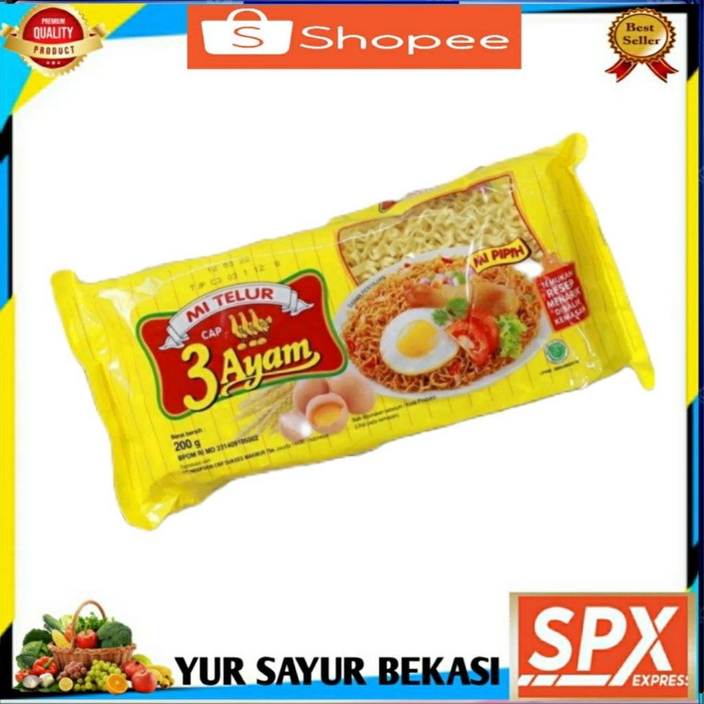 

Mie Telur Cap 3 Ayam