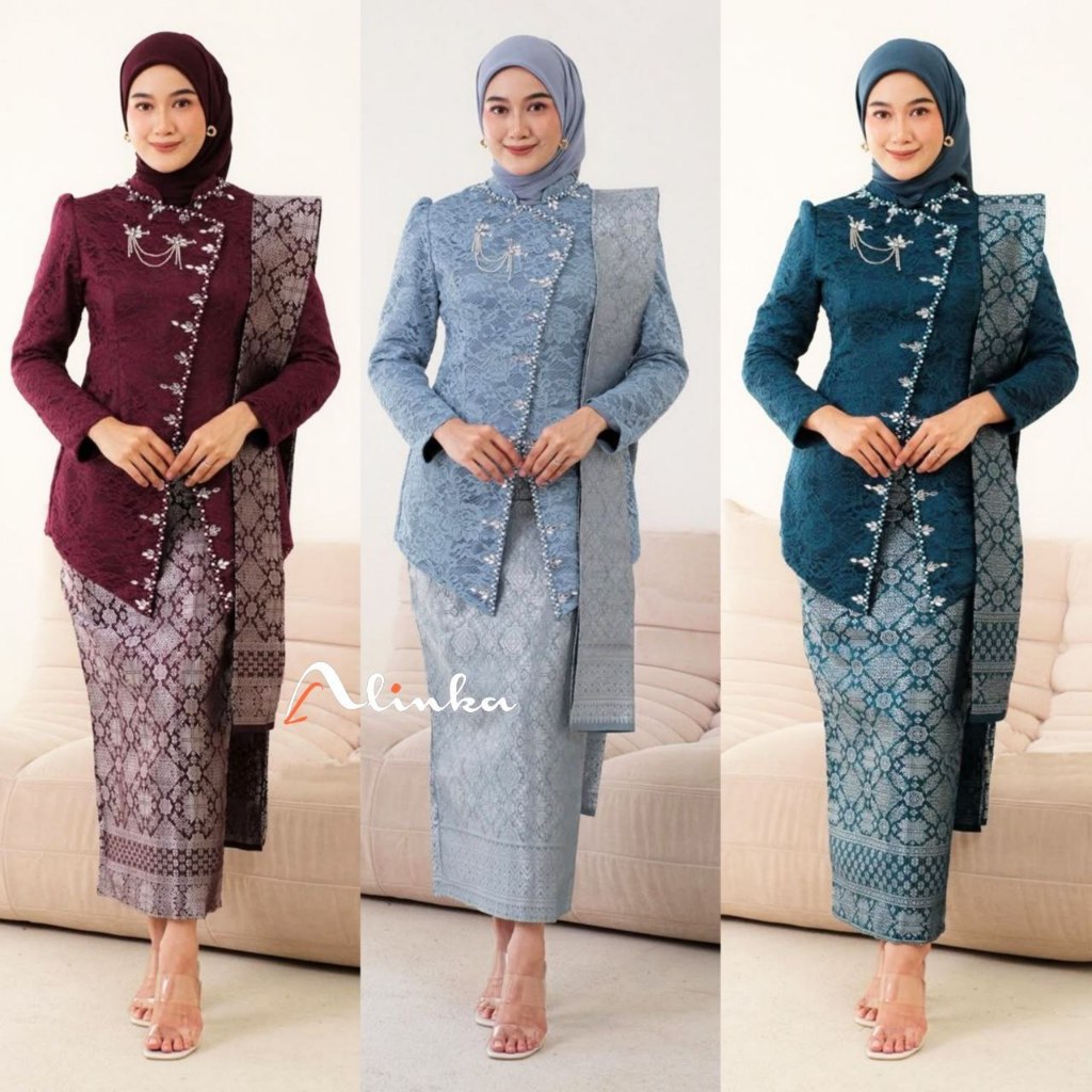 big promo hot sale set kebaya janggan modern kartini wisuda lamaran tunangan kondangan bridesmaid
