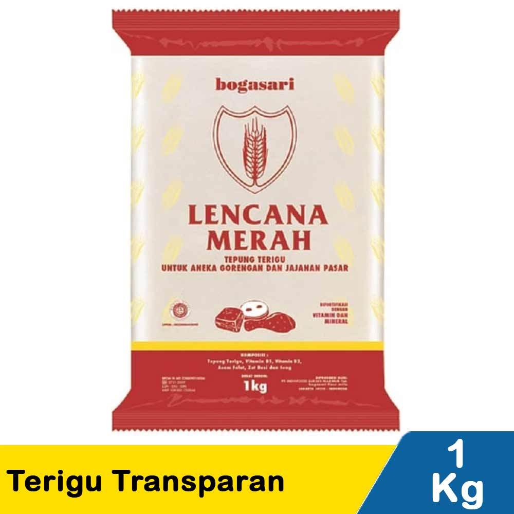 

Tepung Lencana Merah 1 kg Protein Rendah Bogasari