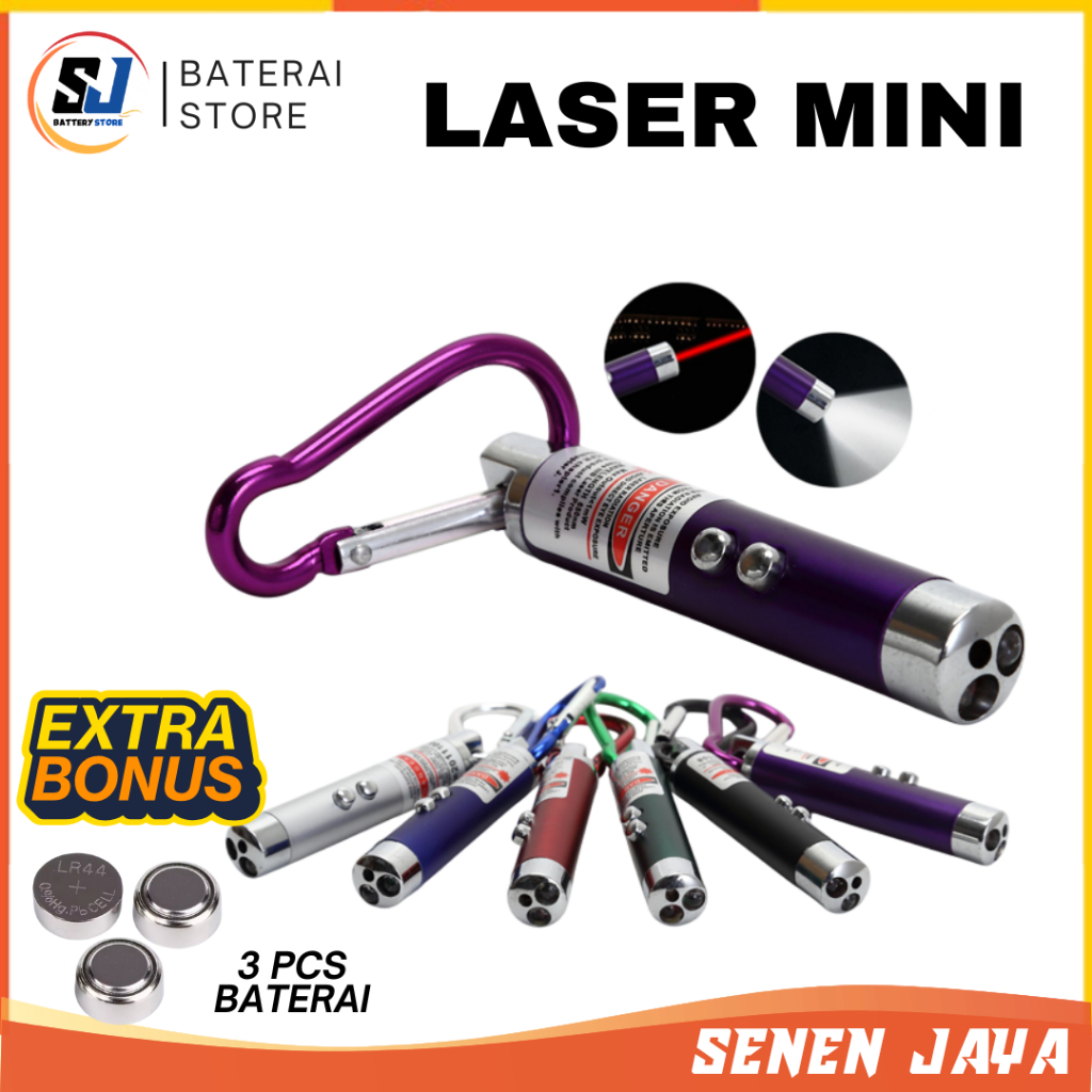 TERMURAH!Gantungan kunci laser mini/ Laser Jarak jauh/ Laser Merah/ Senter Laser/ Laser Tembak 1 pcs
