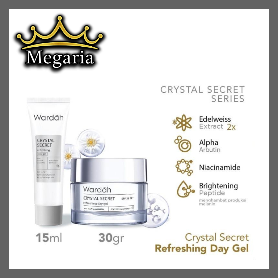 Wardah Crystal Secret Day Cream Brightening - Cream Pagi