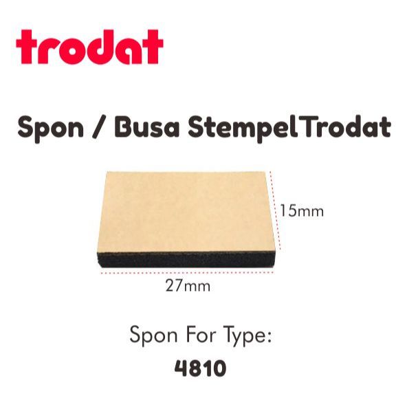 

Spon/Busa/Bantalan Trodat Type 4810