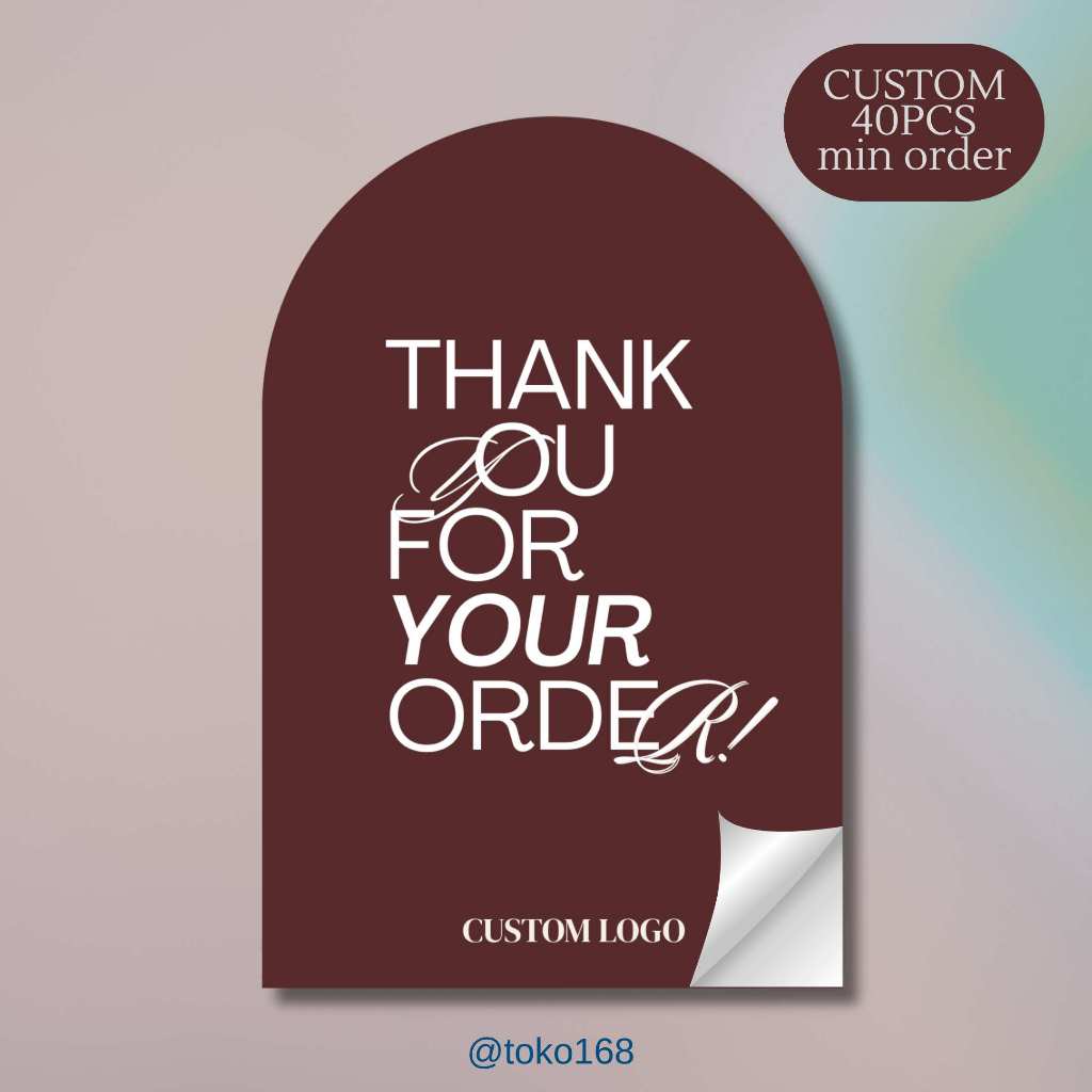 

STICKER CUTTING - THANKYOU CARD - UCAPAN TERIMA KASIH ONLINE - sticker 6x4 bontac