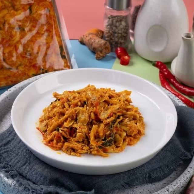 

Ayam Suwir Kemangi Pedas