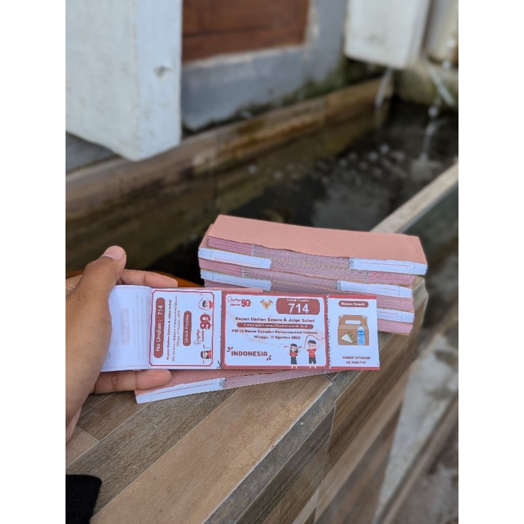 

Cetak Kupon Karcis Custom Full Color