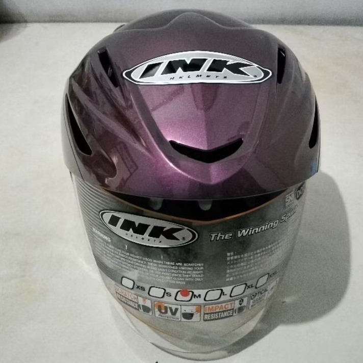 Helm INK CX 22 purple uk M