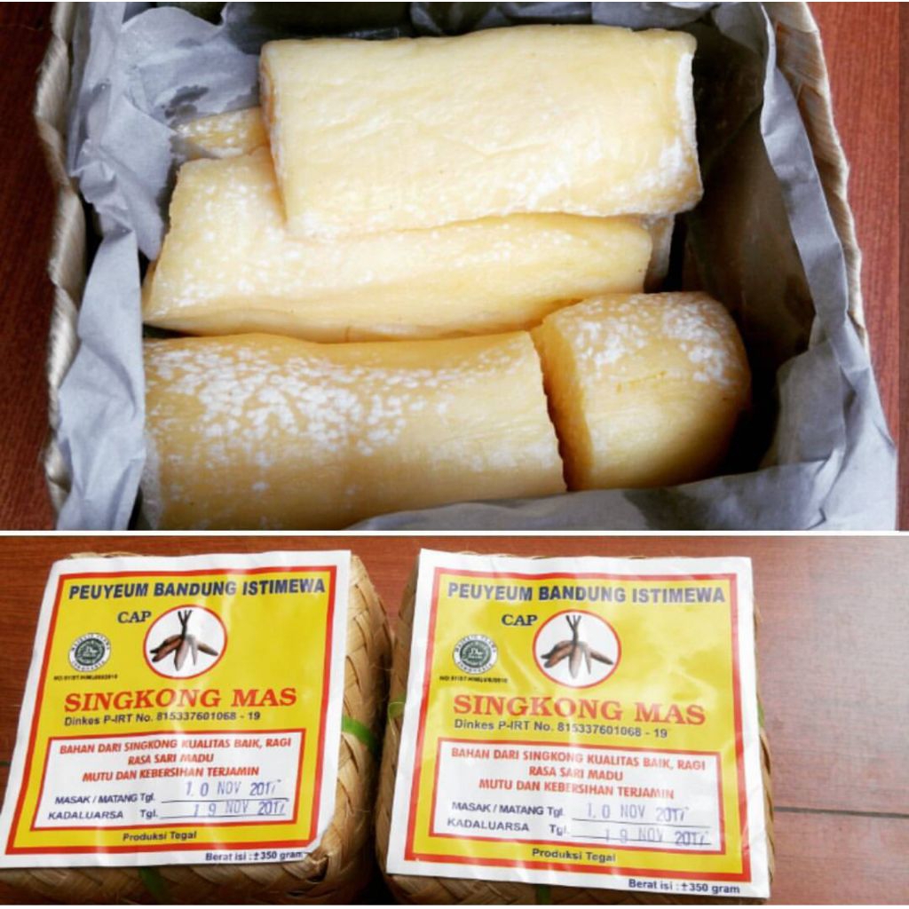 Tape besek peuyeum bandung Singkong Mas 700gr manis enak