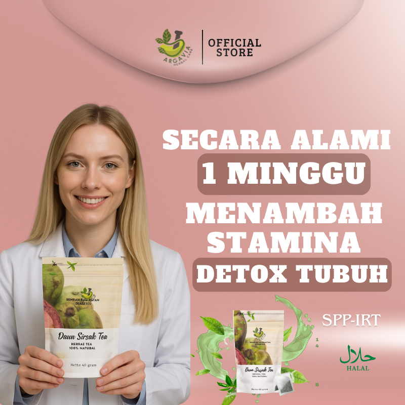 

Daun Sirsak Tea | Teh Herbal Antioksidan, Bebas Kafein