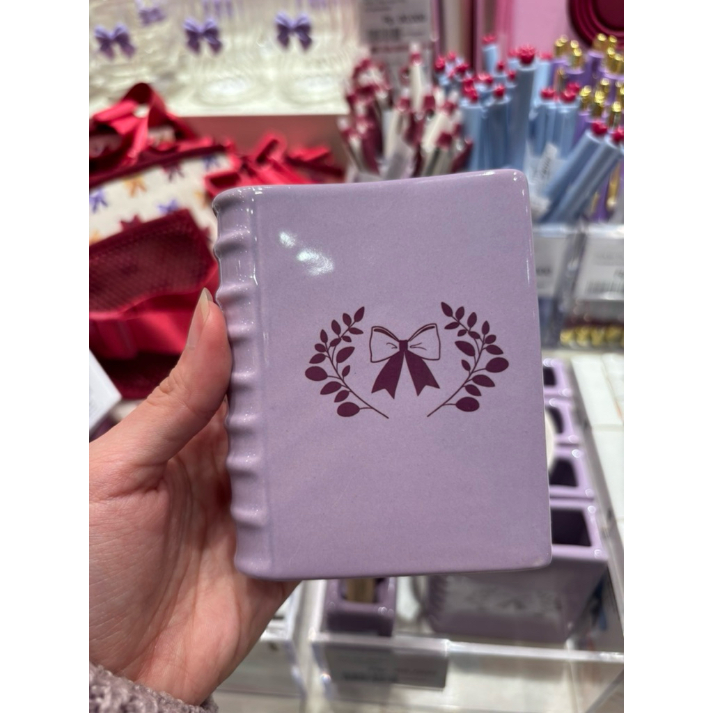 

Flying Tiger Purple Pen Pot Book - Organizer