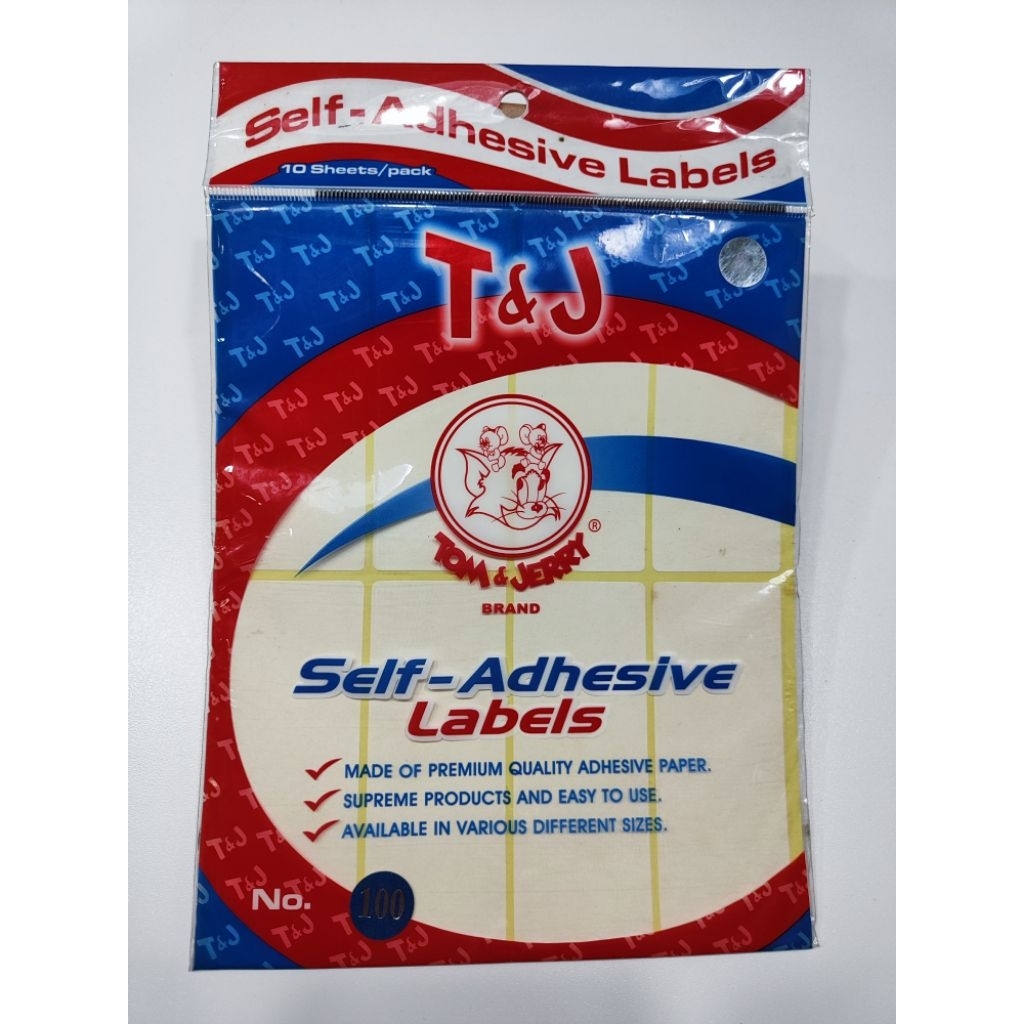 

Stiker label T& J No. 100 isi 9 lembar