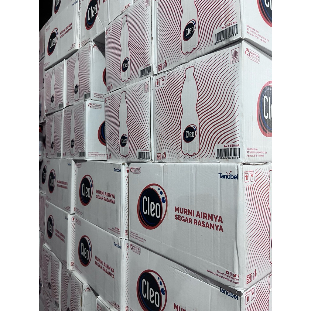 

Cleo Botol Tanggung 550 ml isi 24