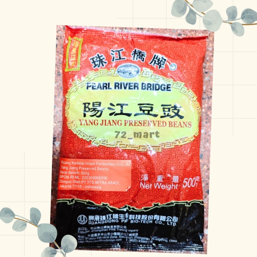 

PEARL RIVER BRIDGE BLACK BEANS/ KACANG KEDELEI HITAM/TAUSI/DOUCHI 500GR