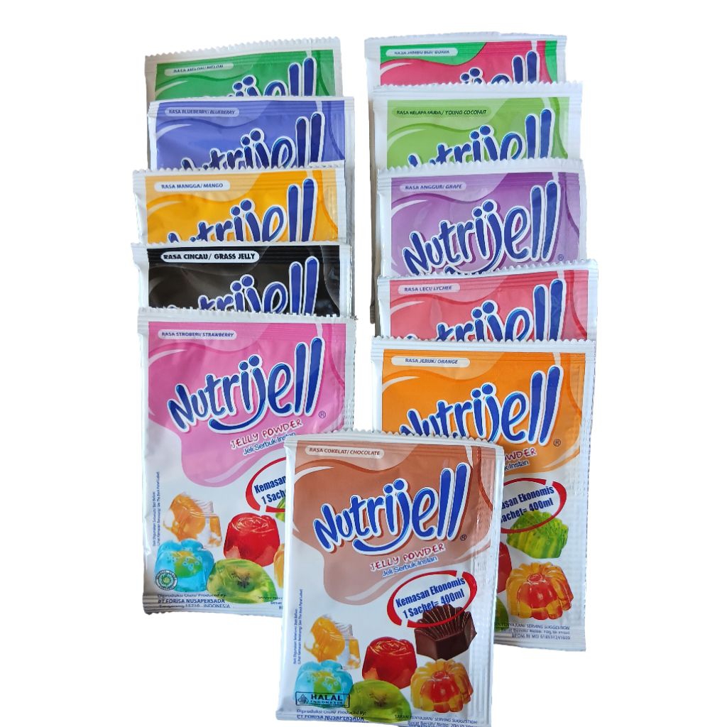 

Agar Nutrijell 10gram - Nutrijell Kemasan Ekonomis 1 Sachet 400ml