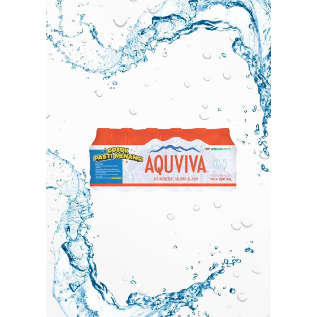 

AQUVIVA Air Botol 250 ml ( 1 pack isi 24 botol )