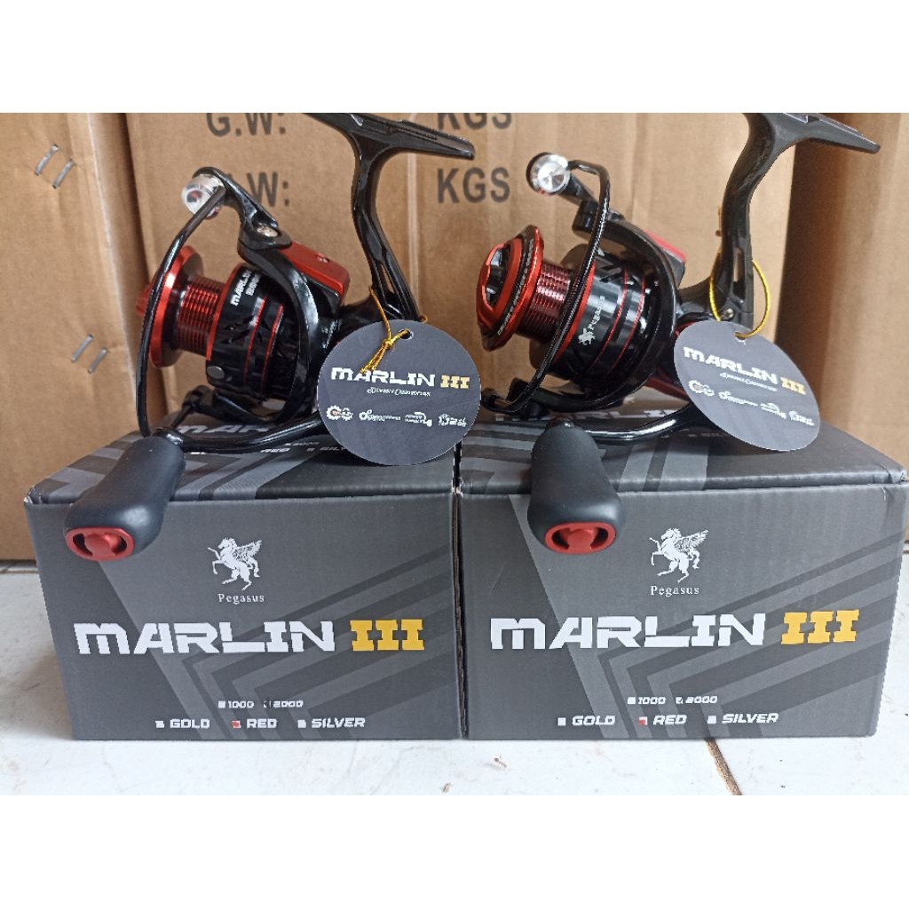 reel spining pegasus marlin III Power Handle 500 800 1000 2000 3000 4000