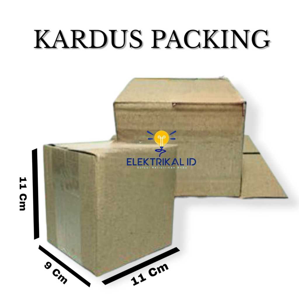 

Kardus / Karton Box Packing Polos 11x9x11 cm Tebal MINIMAL CEKOUT 10PCS