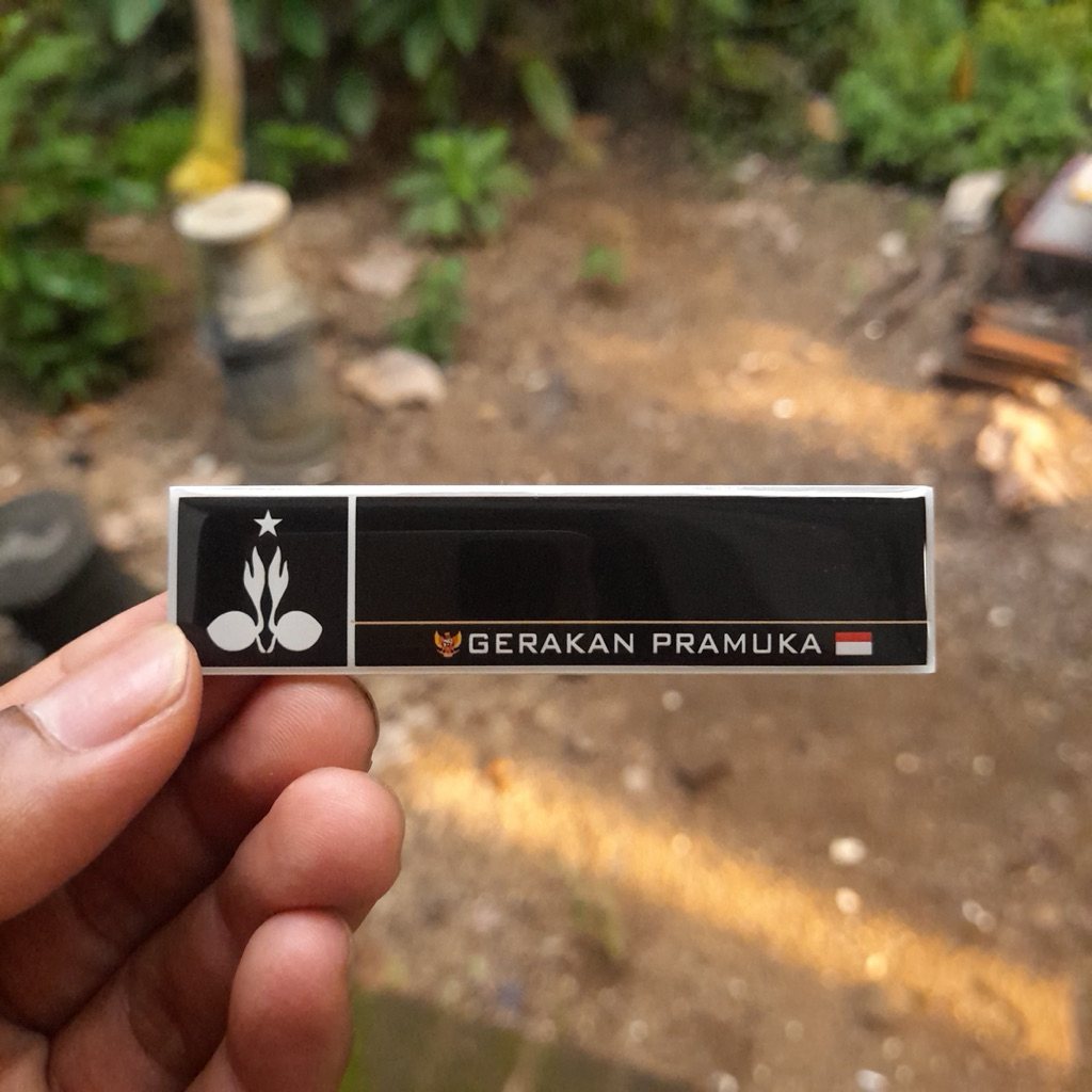 

Name tag Custom | Name tag Pramuka | Papan Nama | Custom logo | Free Ukir nama