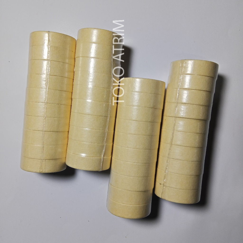

Isolasi Kertas Kecil | Masking Tape Kecil 12 MM - 1 SLOP | Tersedia Grosir