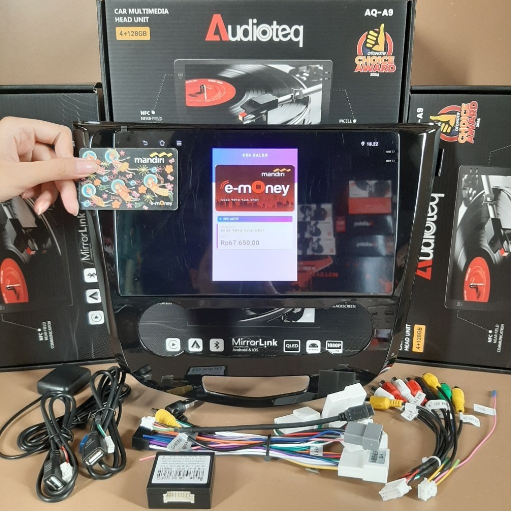 HEAD UNIT ANDROID NISSAN XTRAIL T32 ANDROID 10" AUDIOTEQ RAM 4/128 NFC NISSAN XTRAIL T32