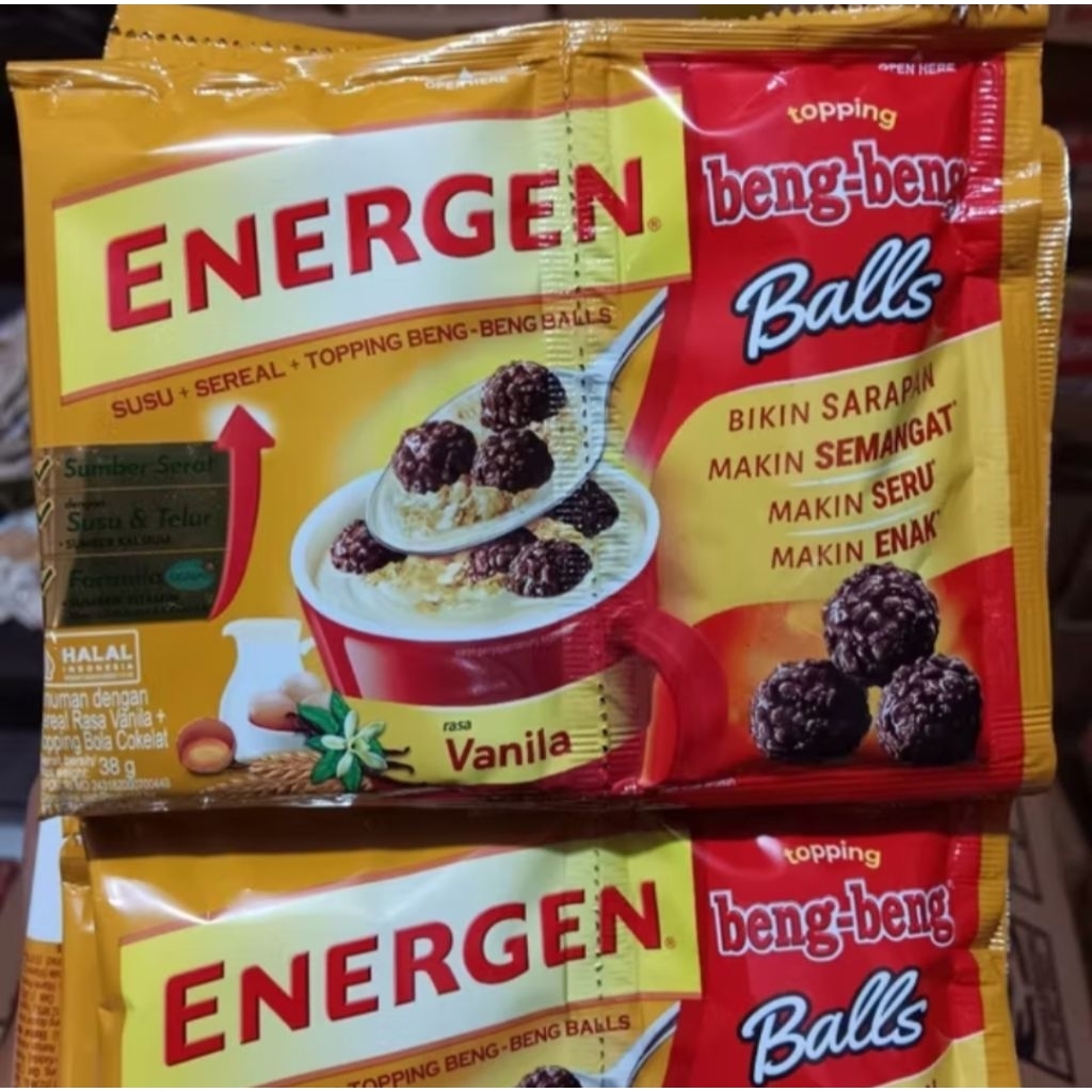 

Energen topping beng beng balls 1 renceng [10 sachet]