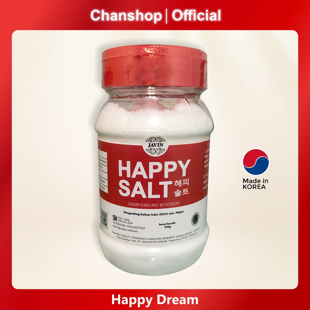 

Javin Happy Salt 250g Garam Kesehatan | Happy Salt | Garam Germanium