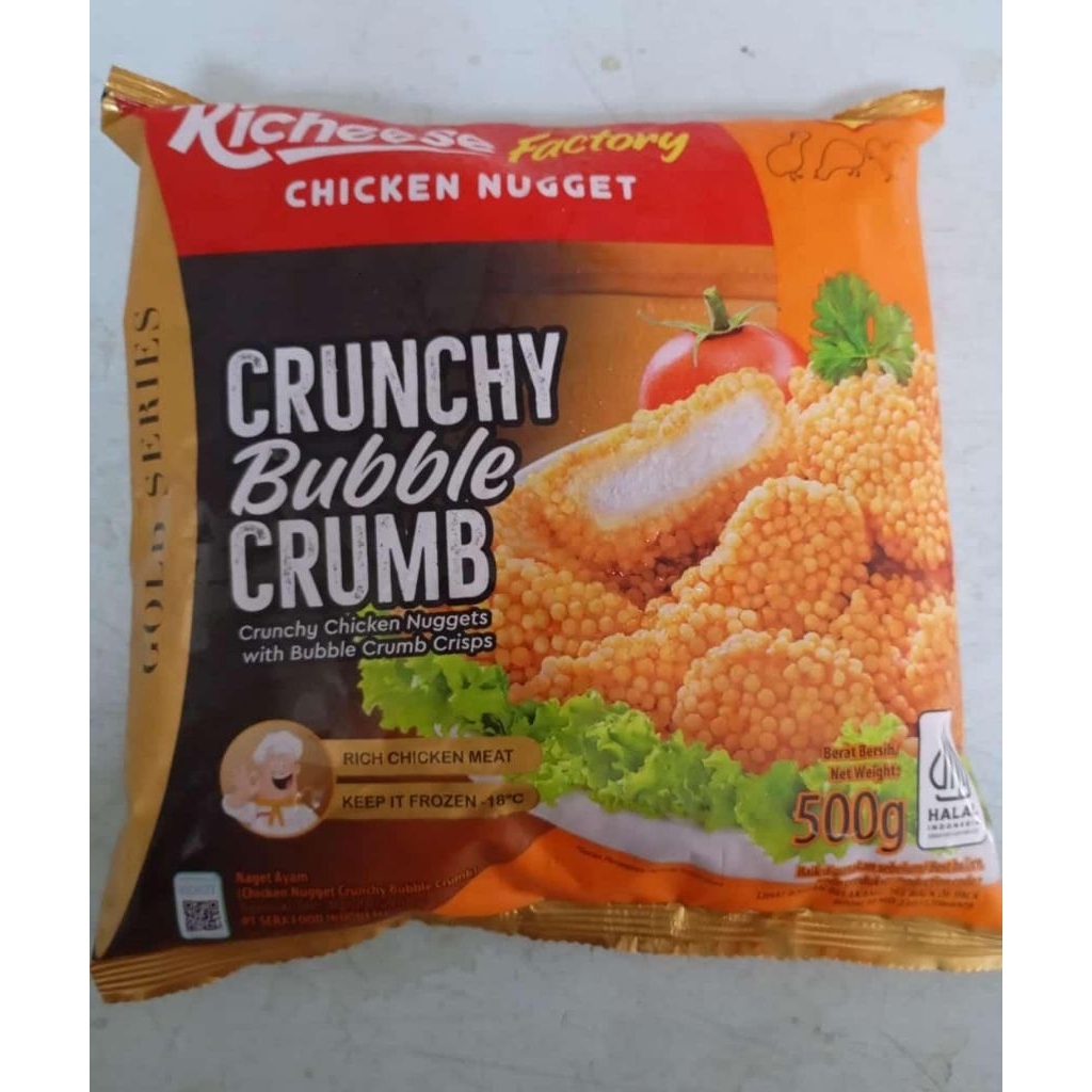 

RICHEESE CRUNCHY BUBBLE CRUMB 500 / CHIKEN NUGGET