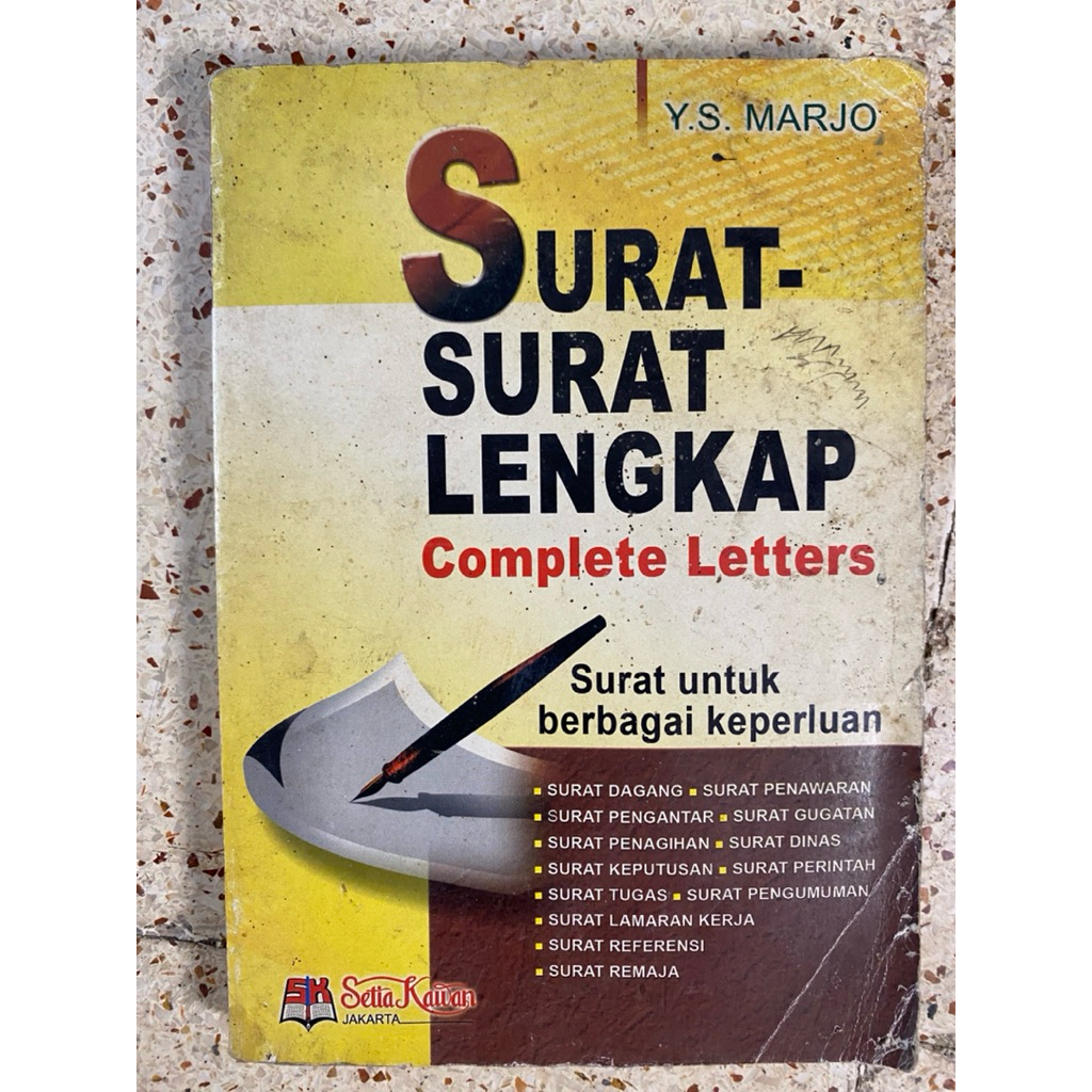 

BUKU SURAT SURAT LENGKAP