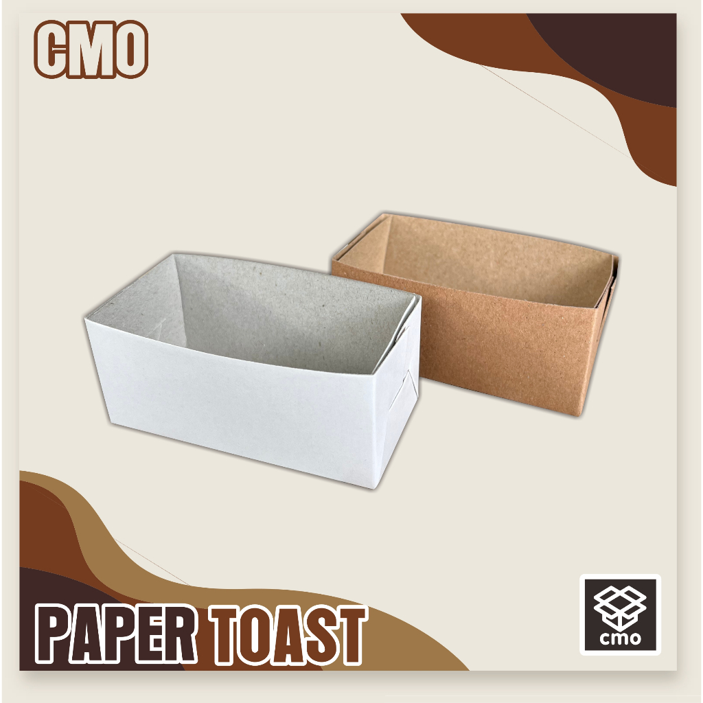 

Kemasan Roti Toast 10x5x4,5 cm | sandwich | box toast | box cake | cromboloni