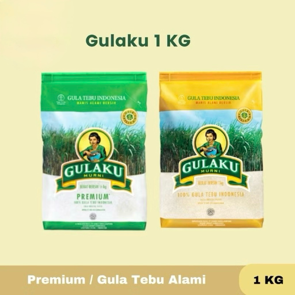

Gulaku - Gula Pasir Kristal Tebu Pilihan Kemasan 1Kg