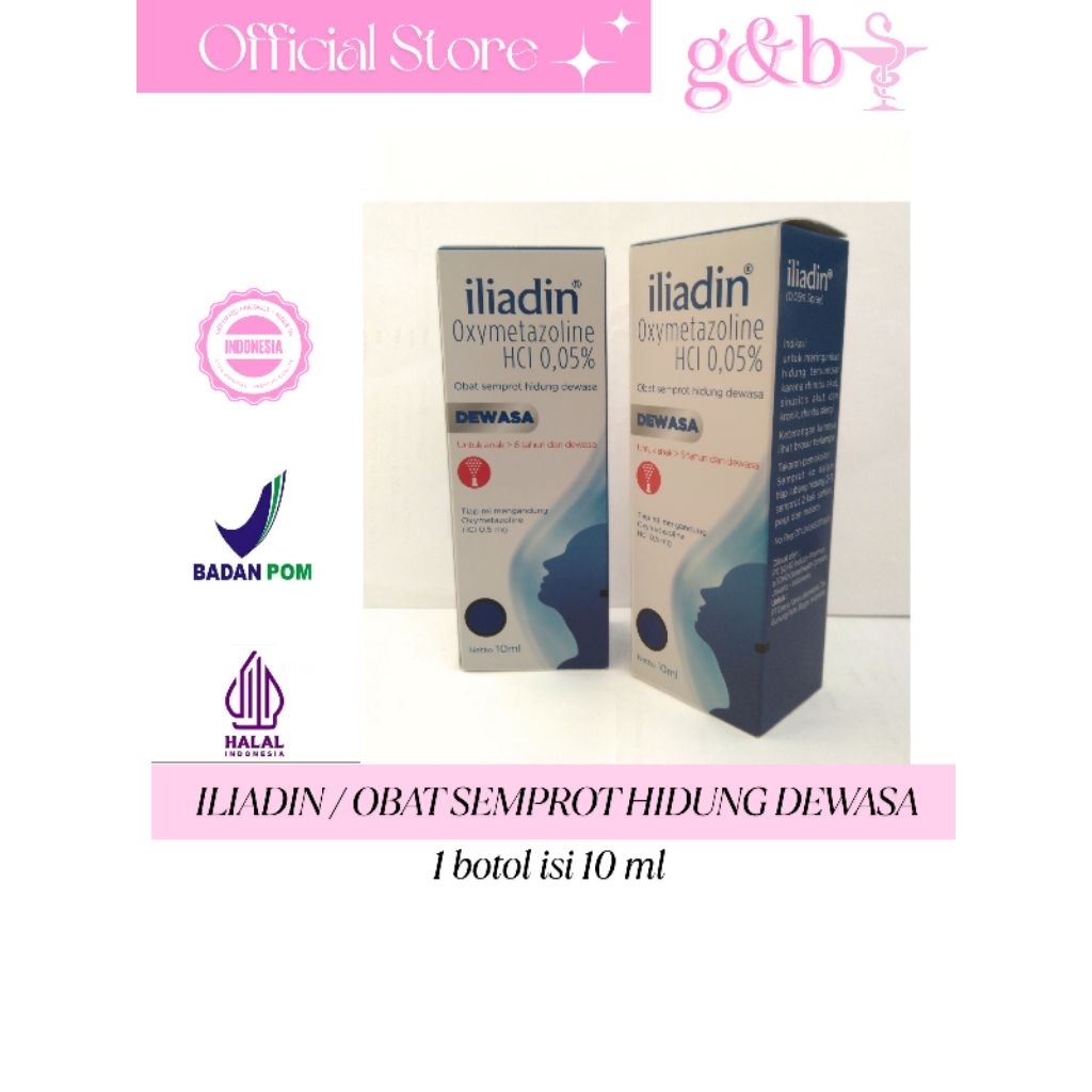 ILIADIN / SEMPROT HIDUNG DEWASA / BOTOL
