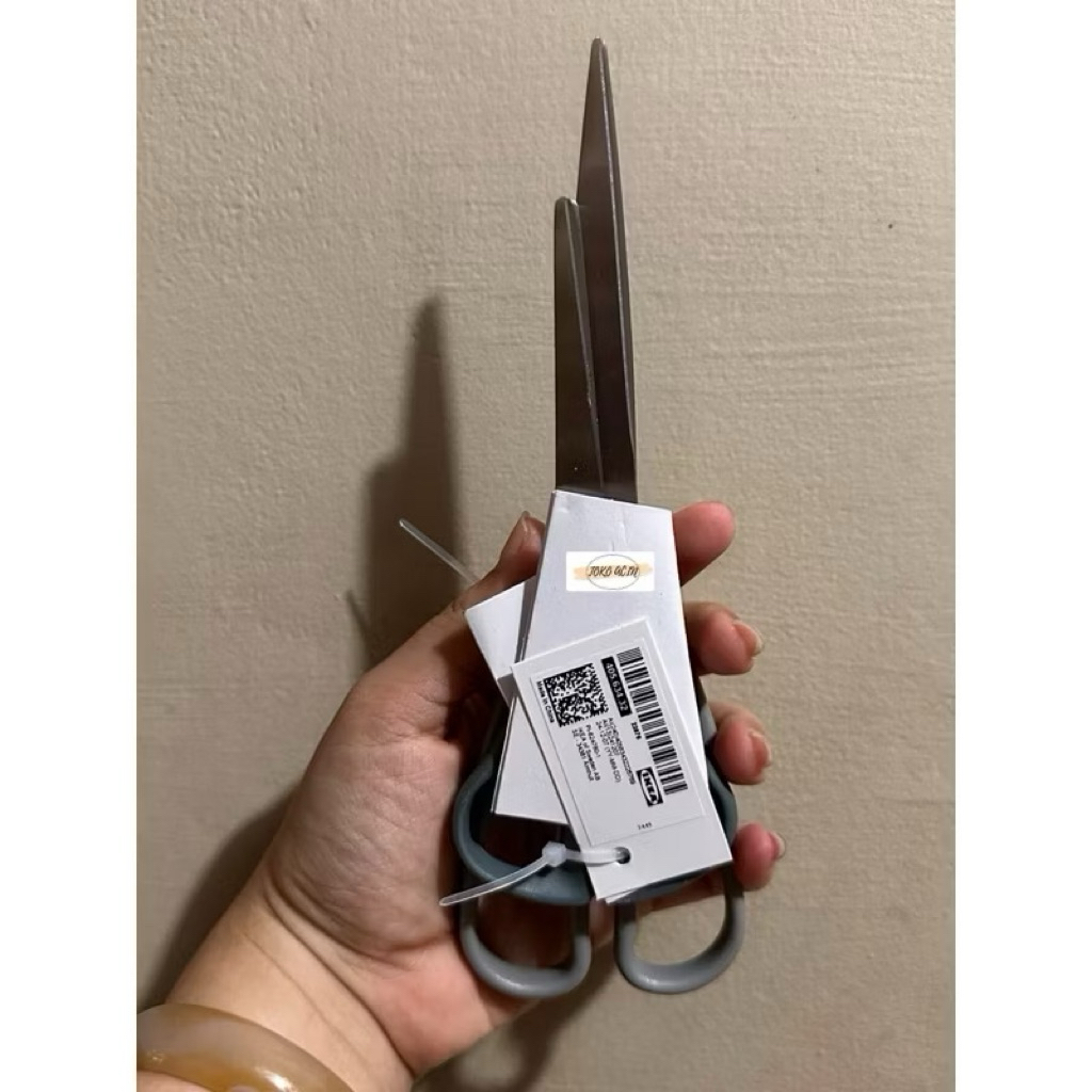 

Gunting Set isi 2 SVARDFISK 1KEA Gunting Baja Tahan Karat Abu Abu Tosca, Gunting Kertas, Gunting Serbaguna, Gunting Besar, Gunting Kecil