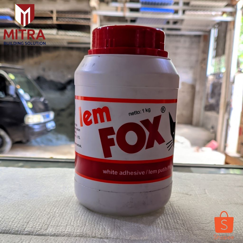 Lem Fox Putih Kayu 1 Kg Dan 500 Gr  / Lem Putih PVAC Fox