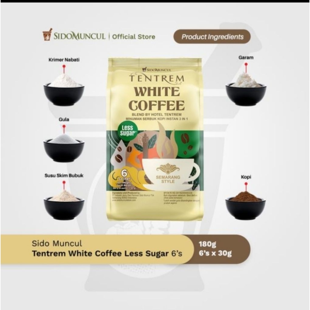 

Sido muncul tentrem white coffee