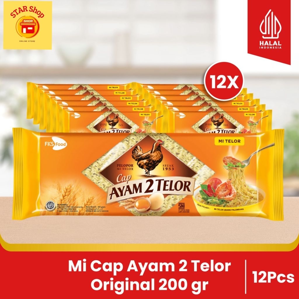 

Paket Bundling - Mi Cap Ayam 2 Telor - Original - 200gr - 12pcs