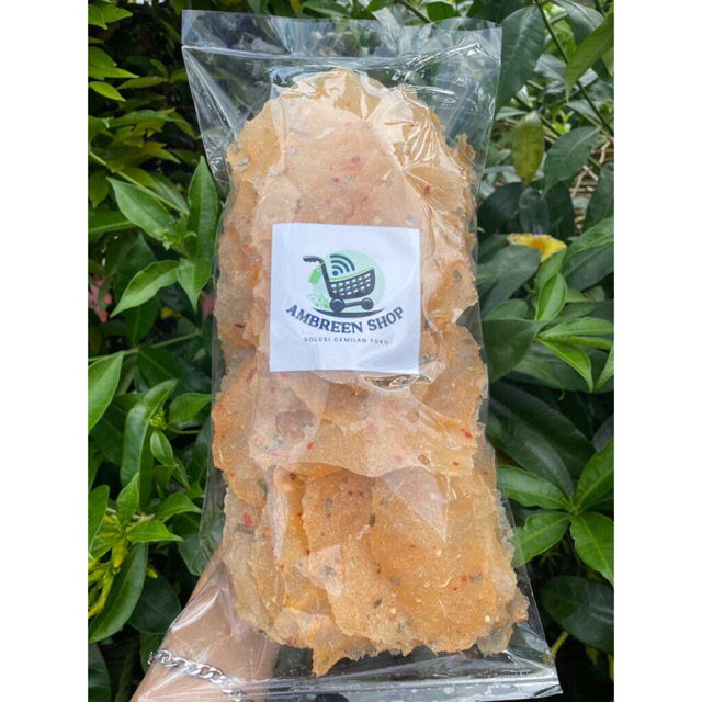 

500gr Kripik emping singkong mentah - snack viral terlaris