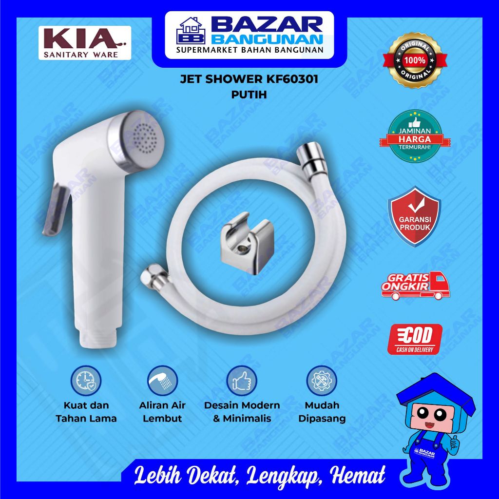 Kia - Bidet / Spray Jet Shower / Washer Kf 60301 Kf60301 White
