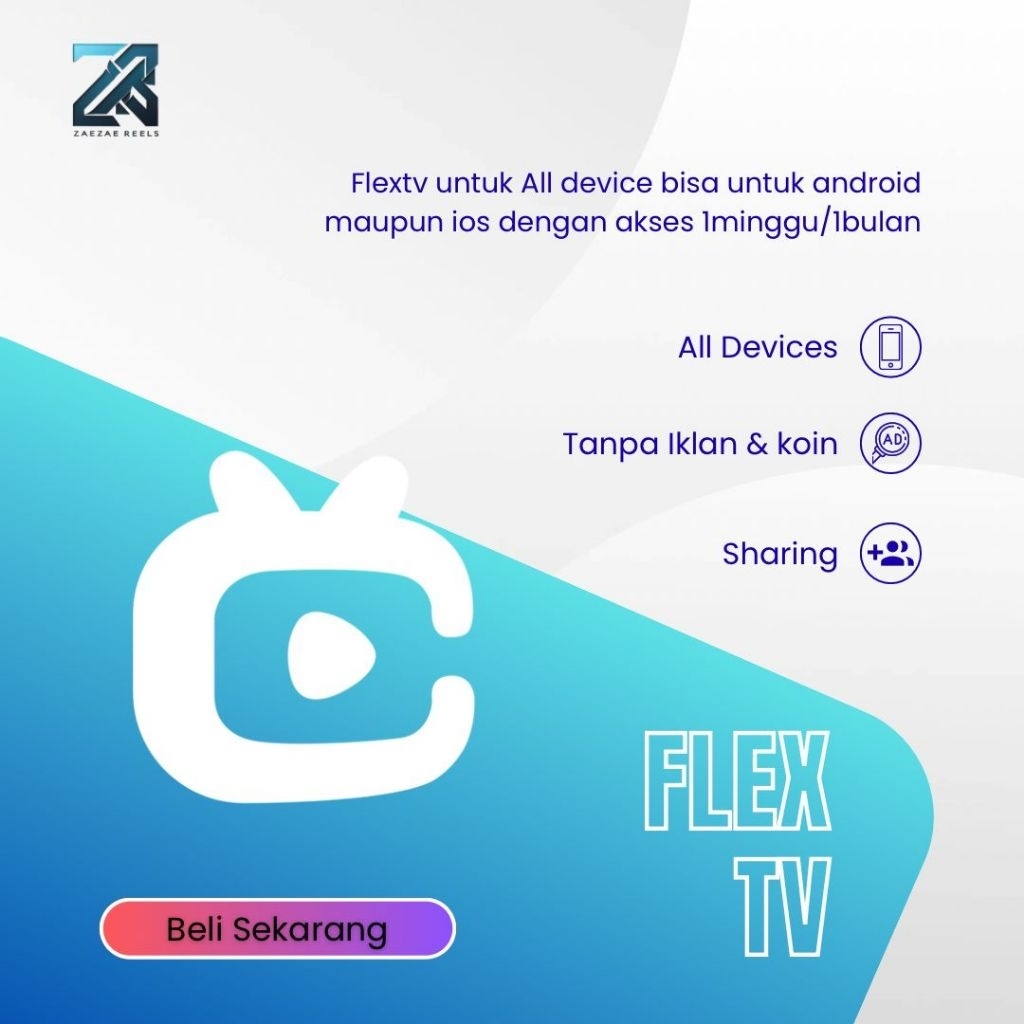 FLEX TV PREMIUM VIP AKUN PRIVATE TERMURAH FULL GARANSI