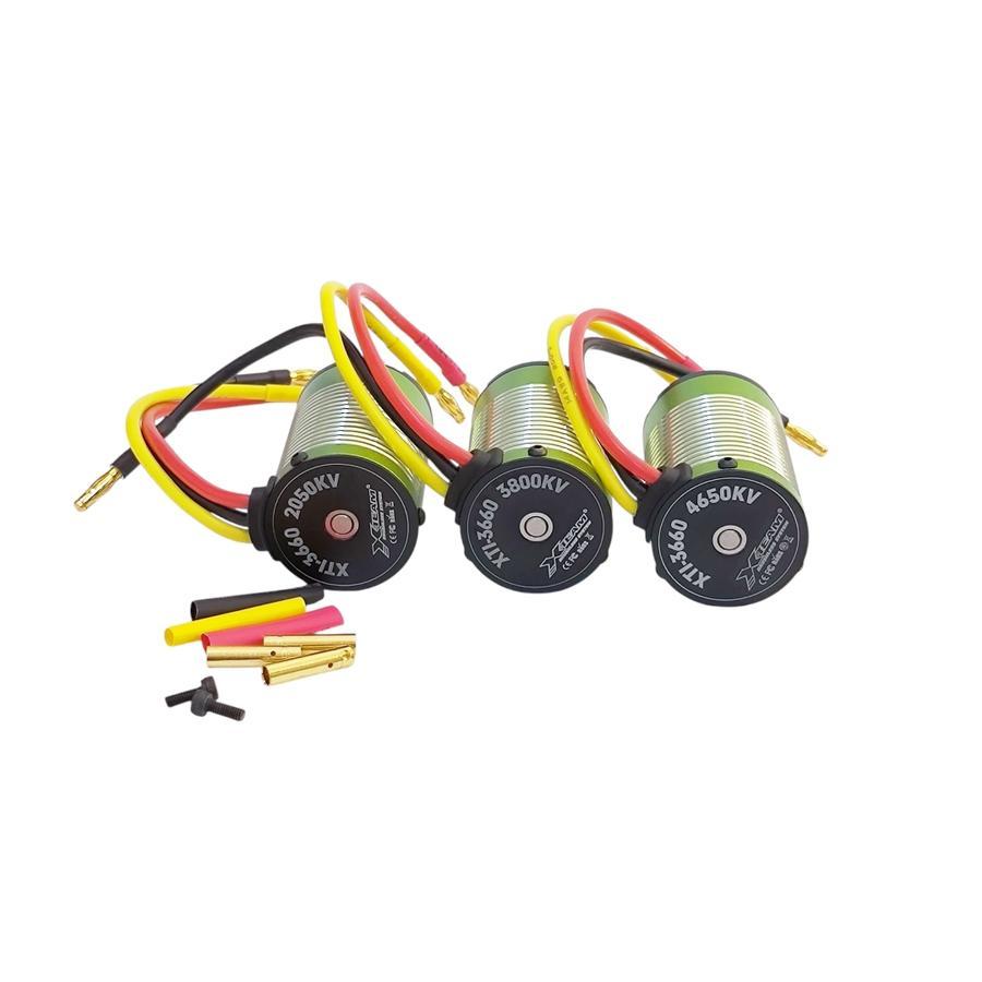 Promo Xti X-Team Motor Brushless 3660 Waterproof 2050Kv 3800Kv 4650Kv Shaft 5Mm Untuk Rc Car 1/10