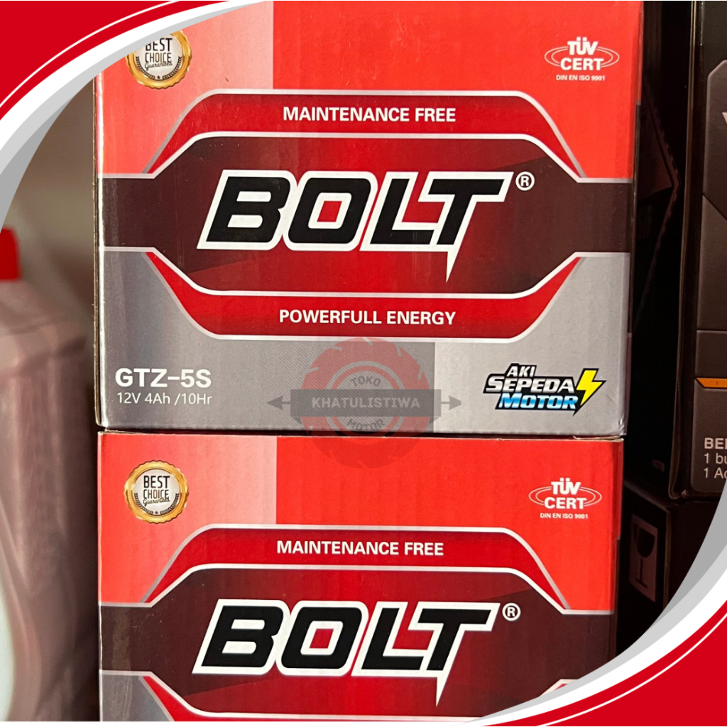 AKI MOTOR BOLT AKI BOLT GTZ5S AKI KERING MOTOR BEAT FI BEAT POP SUPRA X 125 REVO ABS SCOOPY MIO J MI