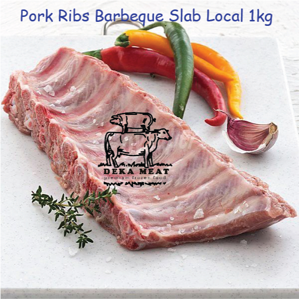 

Pork Ribs Barbeque Slab / Iga Murni Bakar (Lokal) 1kg