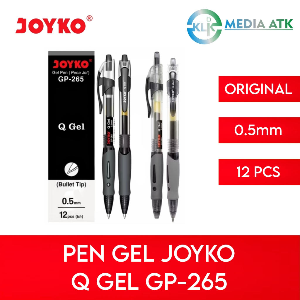 

Pen Joyko Q Gel GP-265 0.5mm - 12 Pcs
