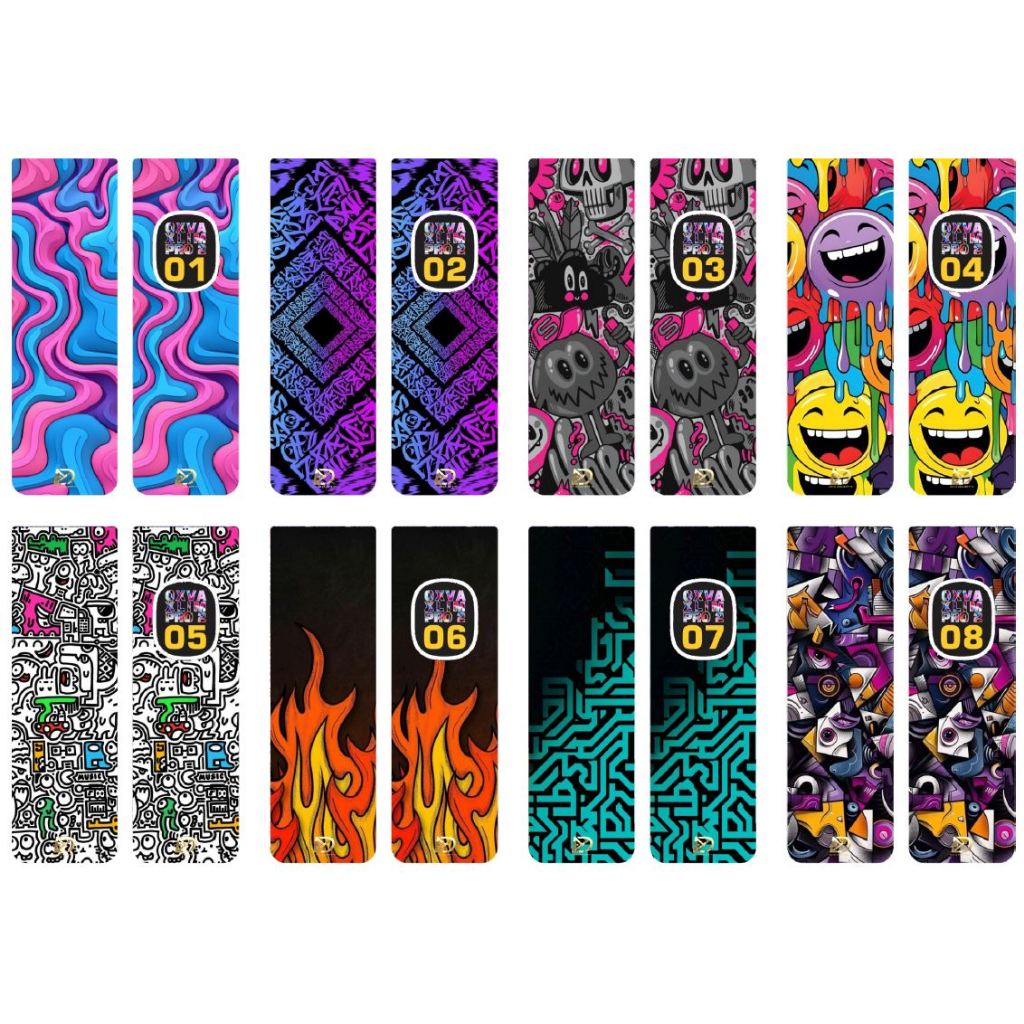 

Ox--va Sticker Kecil Label Kertas Berlaminasi Siap Pakai Warna Warni