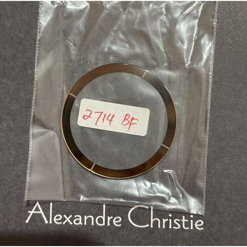 kaca jam tangan alexandre christie  2714BF original