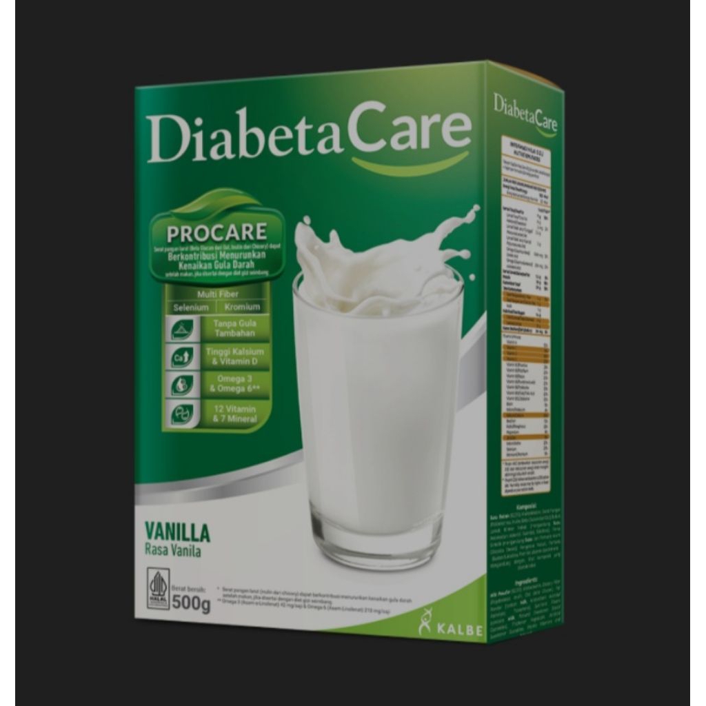 

susu Diabetacare rasa vanila ukuran 500gr