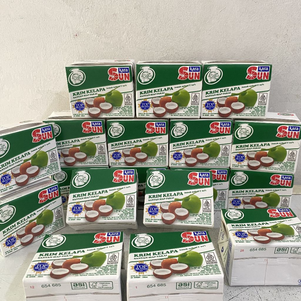 

Sun kara santan kelapa 200 ml | santan sun kara | sun kara | santan kara | santan kelapa siap pakai