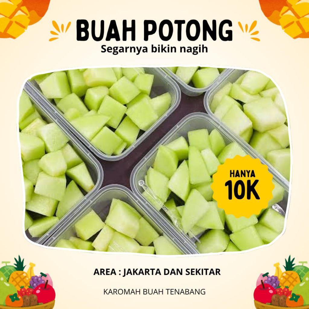 

BUAH POTONG 10 RIBUAN AJAH ( SIAP MAKAN ) BUAH SEGAR POTONG SEMANGKA / MELON / PEPAYA / NANAS MADU / SEMANGKA MERAH / NANAS HONEY / BUAH SEGAR FRESH / BUAH SEGAR POTONG