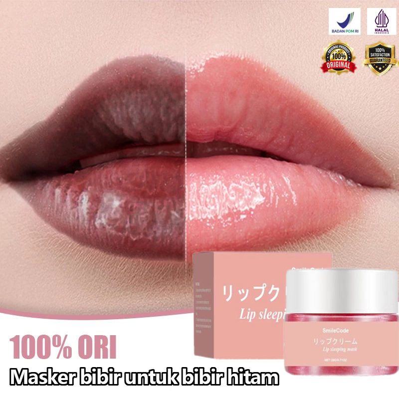 BPOM - Serum bibir untuk bibir hitam Lip mask Pelembab bibir hitam menjadi merah Bibir hitam jadi me