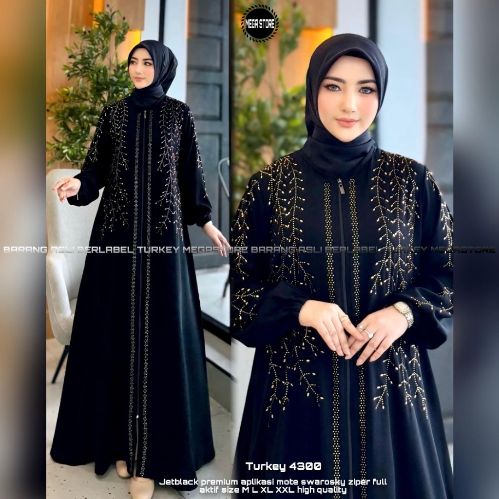 Baju Abaya Syari Best Seller Gamis Turkey Terkini Jubah Wanita Jumbo Terbaru Dress Turkei Muslimah