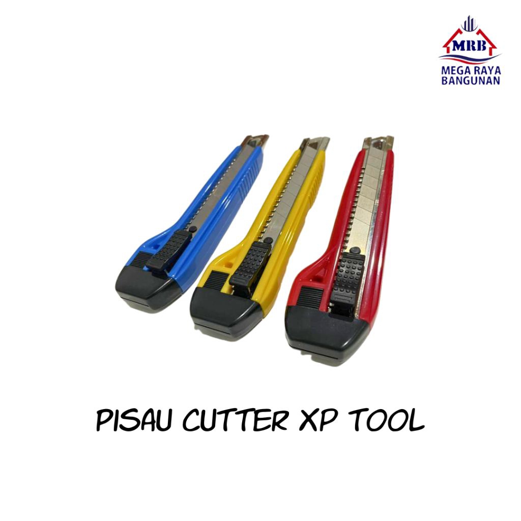 

Pisau Cutter XP Tool 18mm / 9mm Tajam Pemotong Kertas Kardus Plastik Office School Kuat Tahan lama Alat Kantor