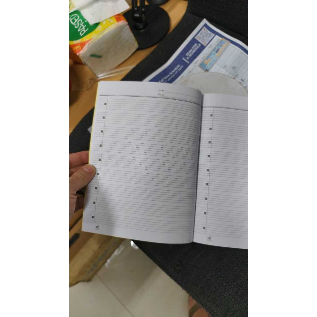 

buku garis 5 bintang obor SATUAN 38 lembar warna random